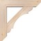 Ekena Millwork Olympic Slat Smooth Bracket w/ Offset Brace, Douglas Fir, 7 1/2"W x 34"D x 34"H BKT0806X34X34OLY06SDF - alternate 2